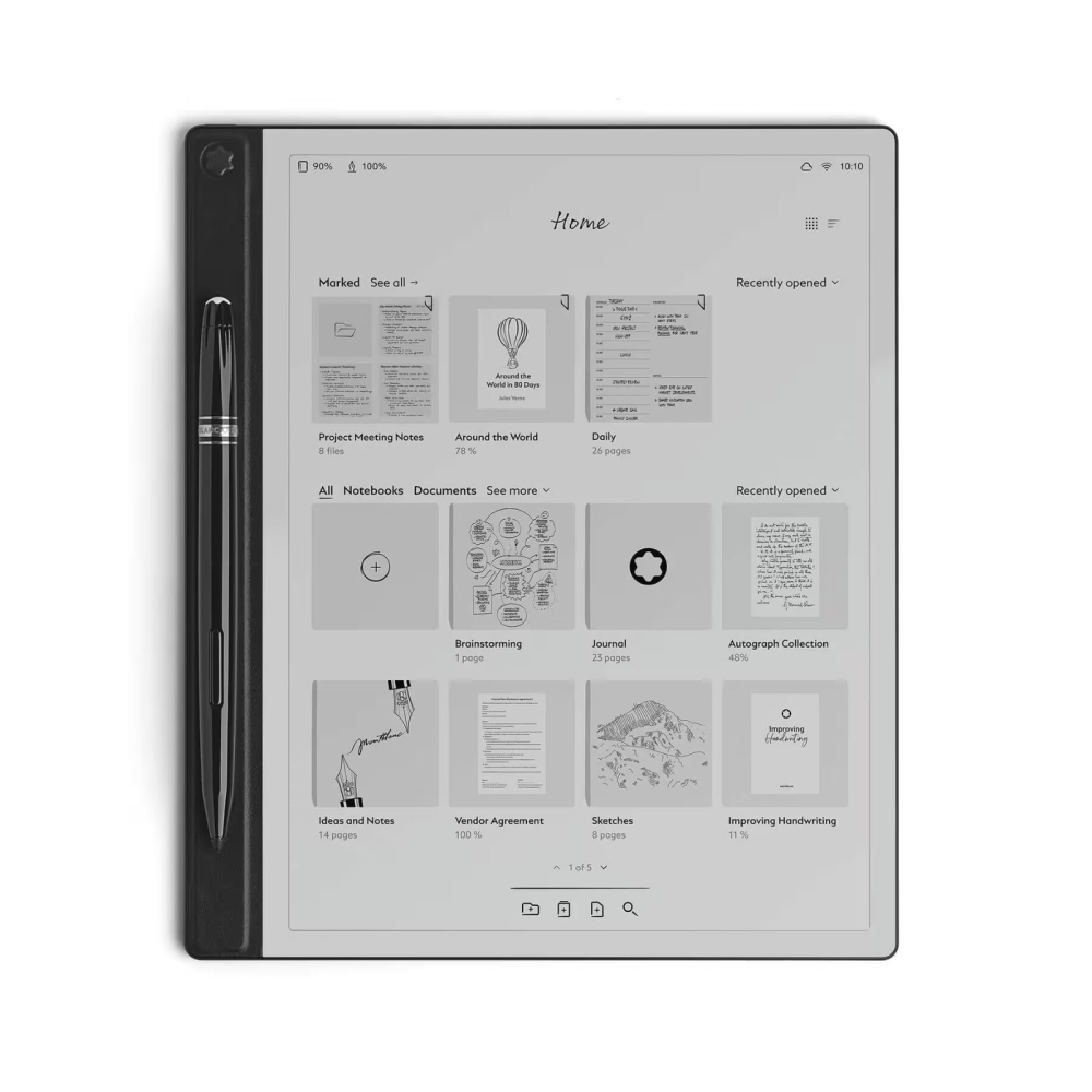 Montblanc Cool Gri Akıllı Defter
