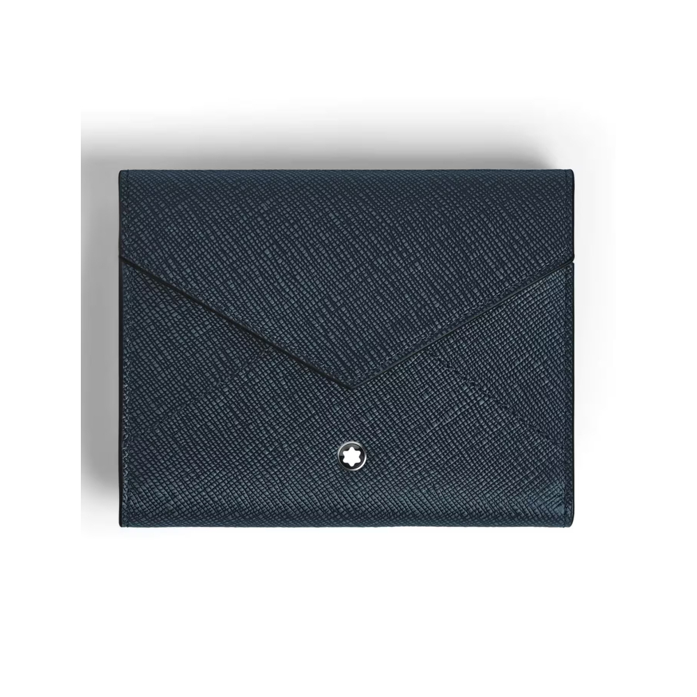 Montblanc Sartorial 6'lı Trio Tweed Mavi Cüzdan